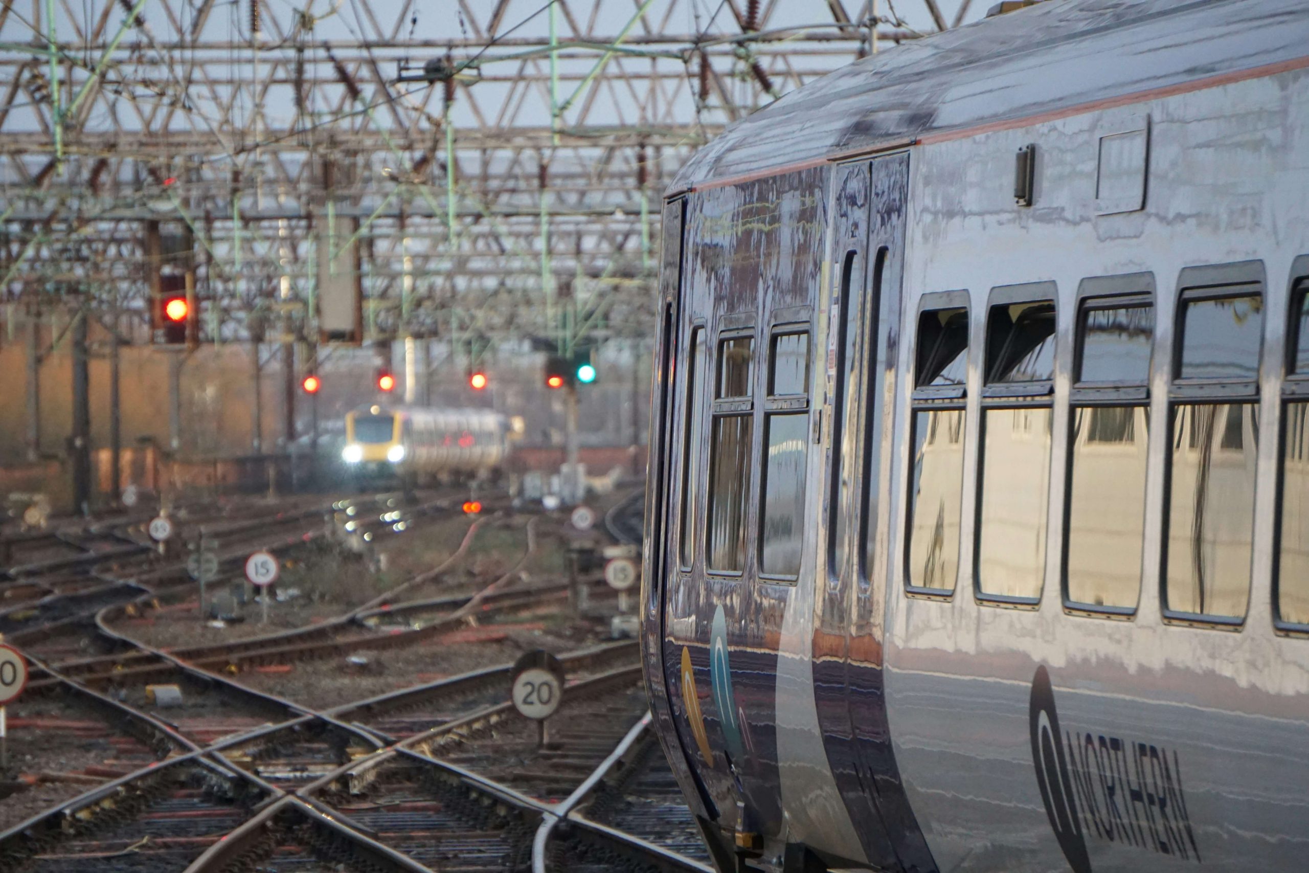 train on track